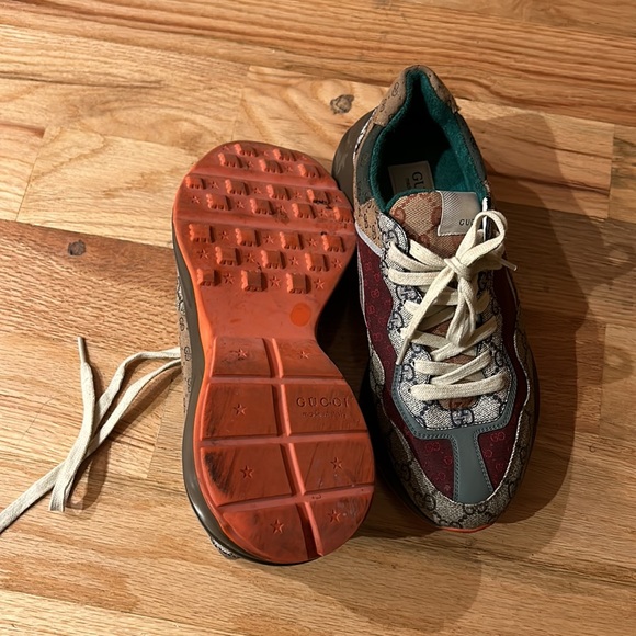 Gucci Colab men’s sneakers RARE all design into one size 8+ designers shoes - Picture 7 of 7